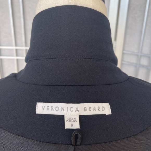 Veronica Beard Navy Cutaway Dickey Jacket sz 8 - Picture 6 of 12